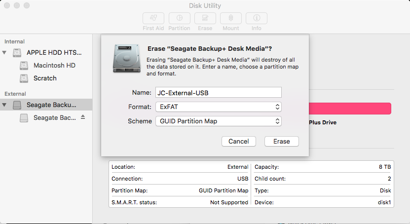format a usb flash drive for mac and pc